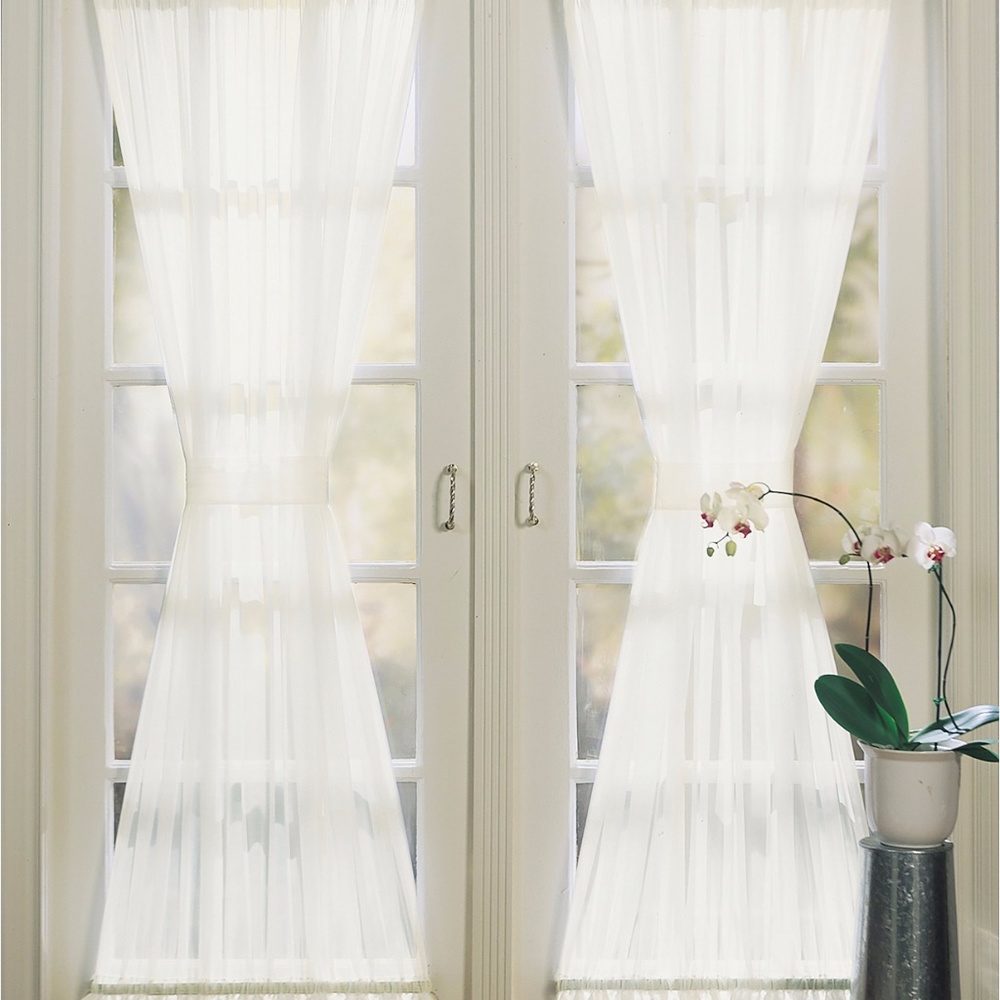 Voile One Door Panel With Tieback